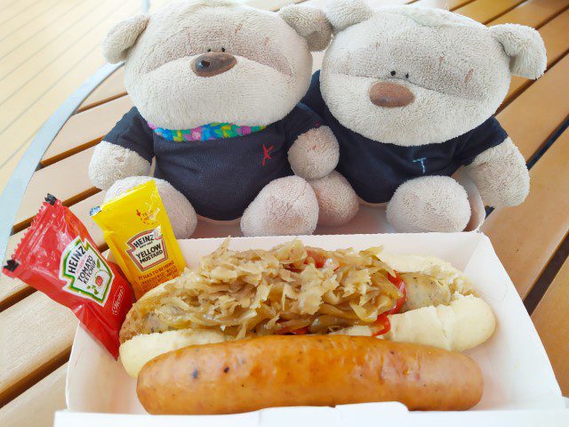 Bratwurst from Seaplex Dog House Quantum of the Seas