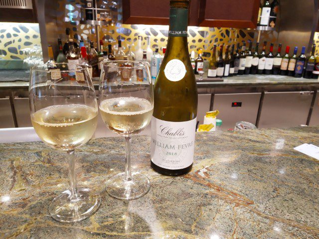 William Fevre 2018 Chablis at Vintage Wine and Tapas Bar Quantum of the Seas