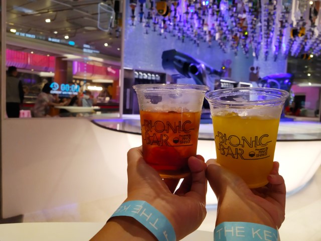 Bionic Bar Cocktails with The Key Wristbands