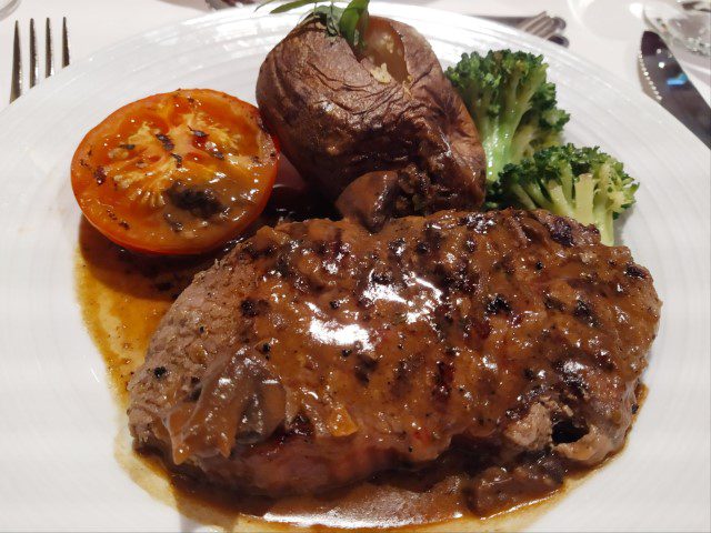 Royal Caribbean Cruise Steak Diane