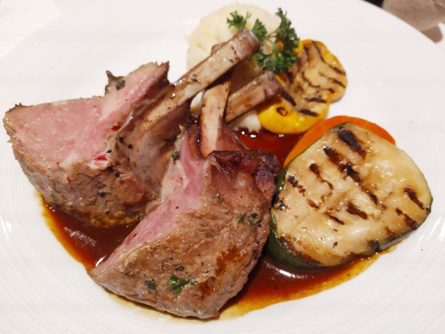 Royal Caribbean Cruise Roasted Rack of Lamb