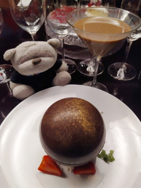 Chef's Table Dessert: The World (Peanut Butter Ganache, Valrhona Chocolate Mousse, Salted Caramel Gelato)