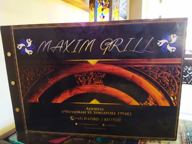 Maxim Grill (aka Cappadocia Turkish Restaurant) Menu 1 of 3