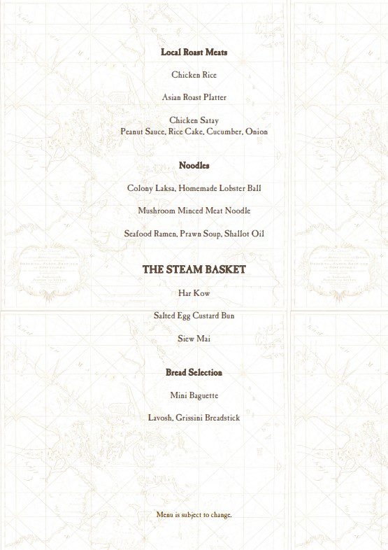 Colony Seafood Dinner Buffet Menu (Ritz Carlton Millenia Singapore) 5