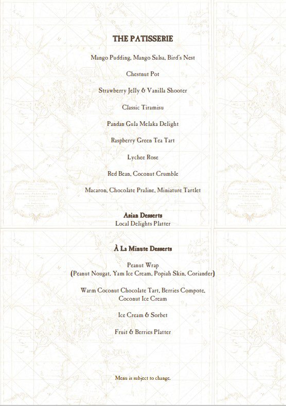 Colony Seafood Dinner Buffet Menu (Ritz Carlton Millenia Singapore) 6