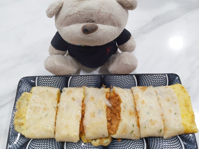 Meat Floss Omelette (肉松蛋饼) True Breakfast Singapore