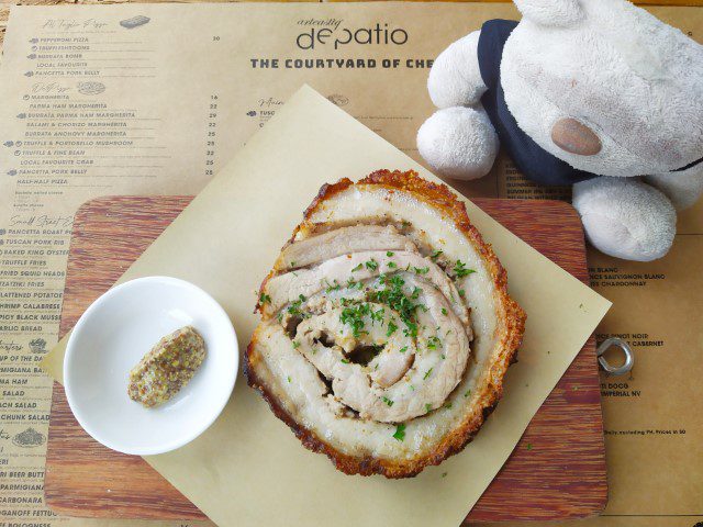 Pancetta Pork Belly Arteastiq Depatio Plaza Singapore Review