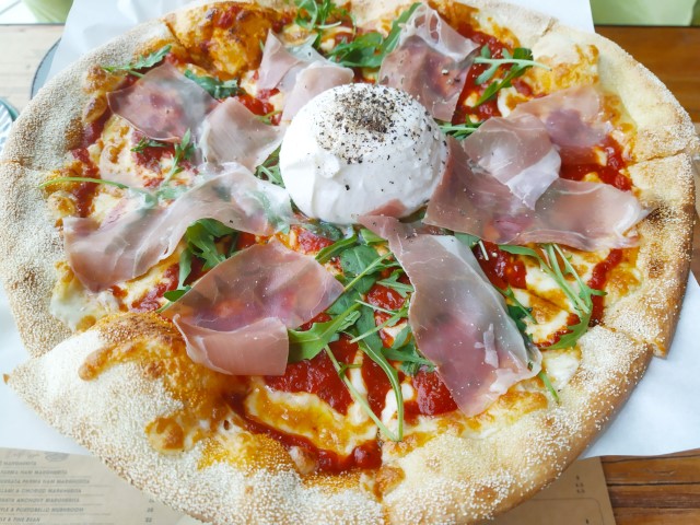Burrata Parma Ham Margherita Pizza Arteastiq DePatio Review Plaza Singapura