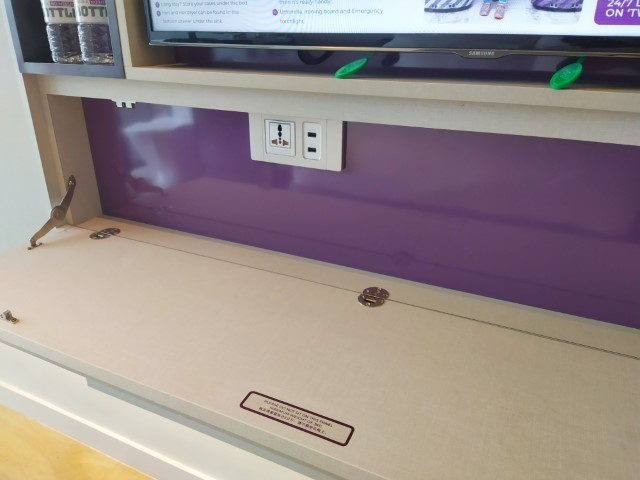 Ample power outlets in Premium Queen Room Yotel Singapore