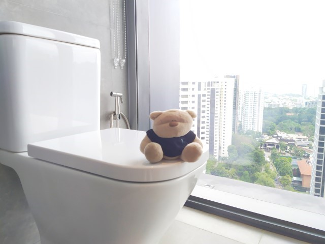 Toilet in Premium Queen Room Yotel Singapore Review