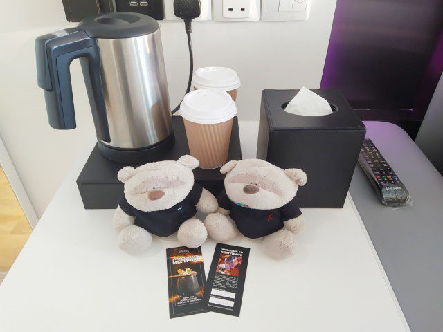 Complimentary Coffee & Tea amenities at Yotel Singapore