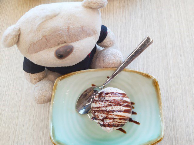 Rum and Raisin ice cream Komyuniti Lunch Set Meal Yotel Singapore