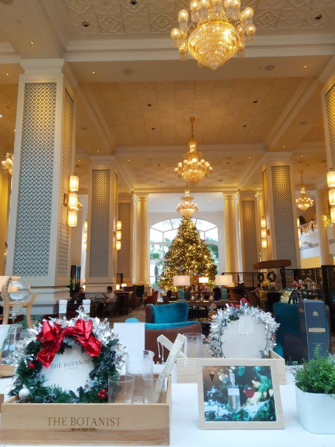 Interior Decorations of The Lobby Lounge InterContinental Singapore Hotel