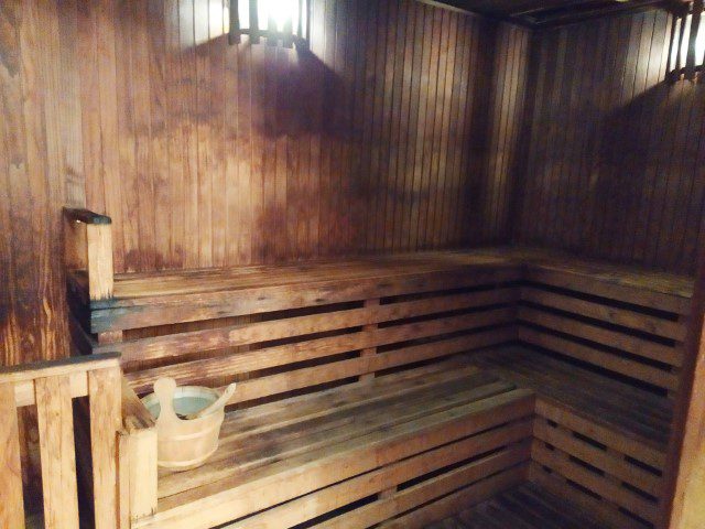 Sauna of gym at InterContinental Singapore