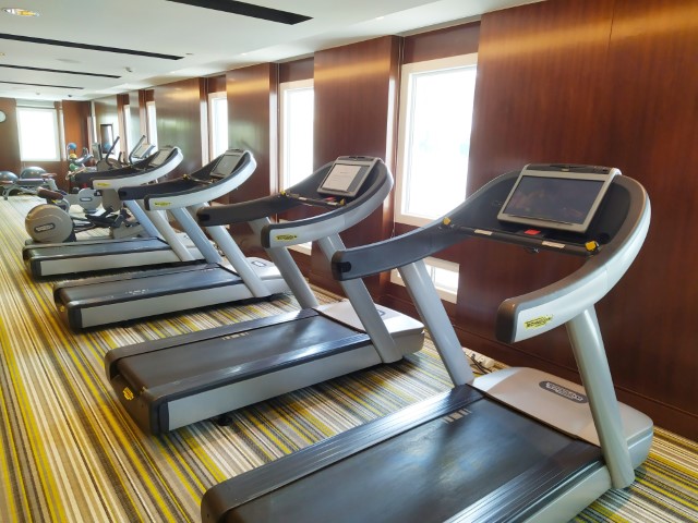 Treadmills at Gym of InterContinental Singapore