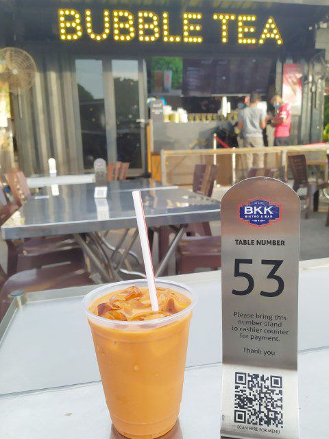 BKK Bistro and Bar Thai Milk Tea