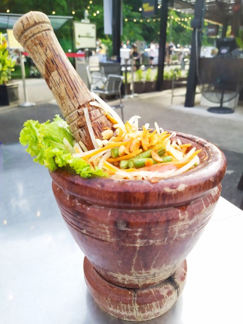 Thai Papaya Salad (Som Tam) BKK Bistro and Bar ORTO
