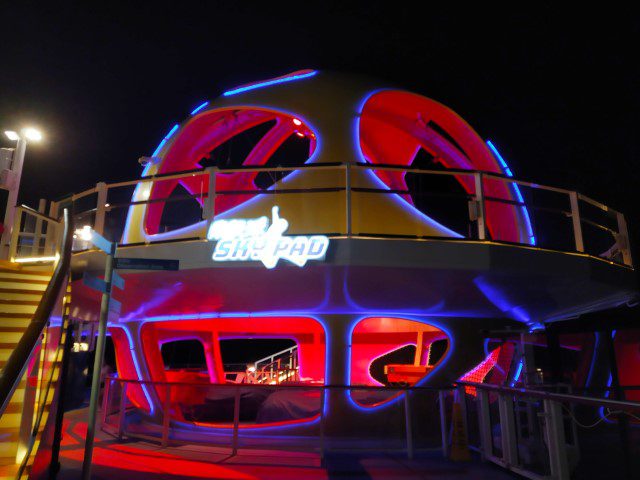 Skypad Spectrum of the Seas at night