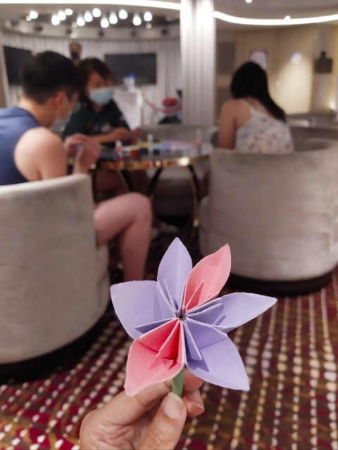 More flowers from Spectrum of the Seas Arts and Crafts Workshop