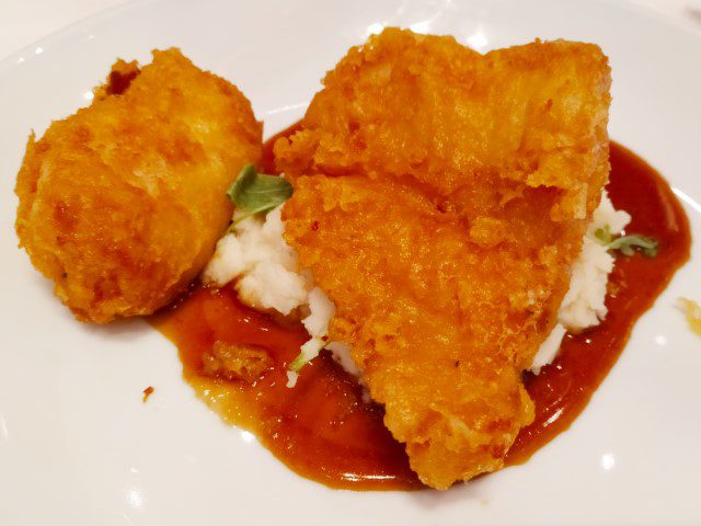 Tempura Fish Spectrum of the Seas Lunch at Main Dining Room