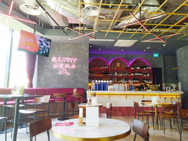 Tipsy Panda Bar and Dining Area