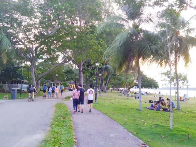 Crowds at Changi Beach Post-COVID