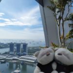 View of Marina Bay from CapitaSpring Singapore Sky Garden at 51st Storey