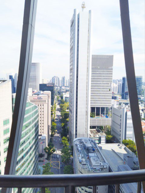 Views of CBD from CapitaSpring Green Oasis