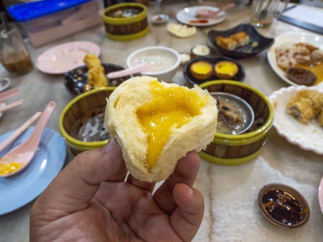 Tasixi Hong Kong Dim Sum Buffet Review - Liu Sha (Custard) Buns