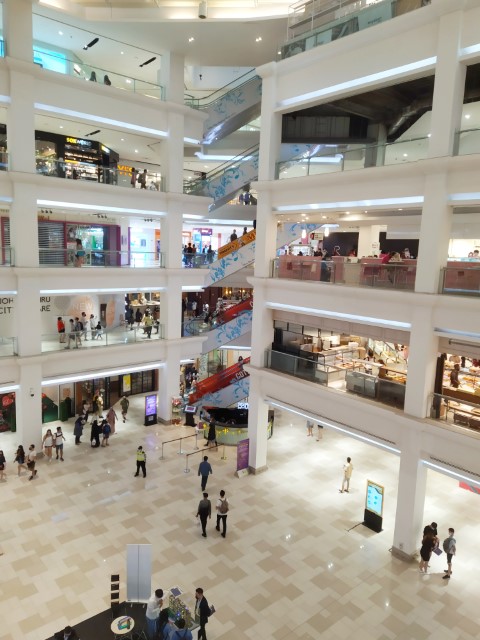 Crowds at City Square Mall Post-COVID
