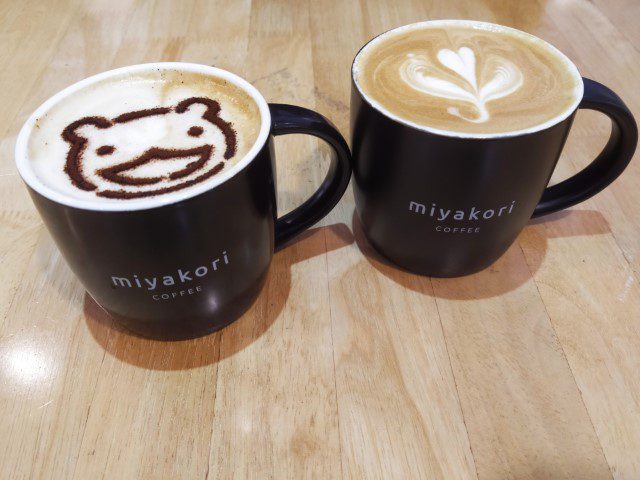 Pretty Latte Art from Miyakori Coffee City Square Mall Johor Bahru