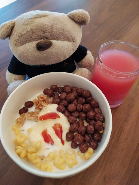 Westin Desaru Breakfast - Cereal and Yoghurt