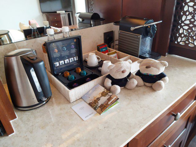 Nespresso coffee amenities Anantara Desaru Coast Resort & Villas