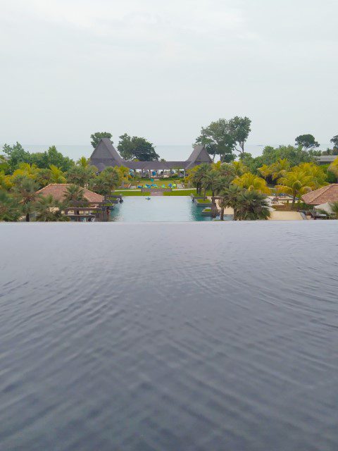 Lobby of Anantara Desaru - View all the way out to sea