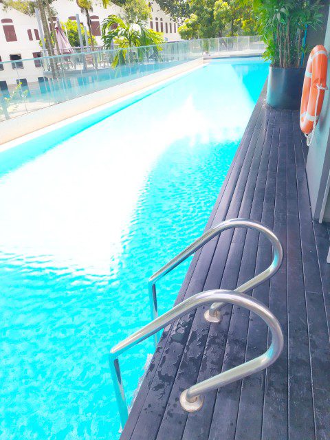 View of Lap Swimming Pool Studio M Hotel