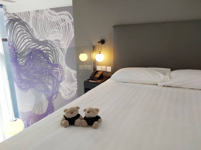 King-sized bed Studio M Hotel Premier Loft Room Review