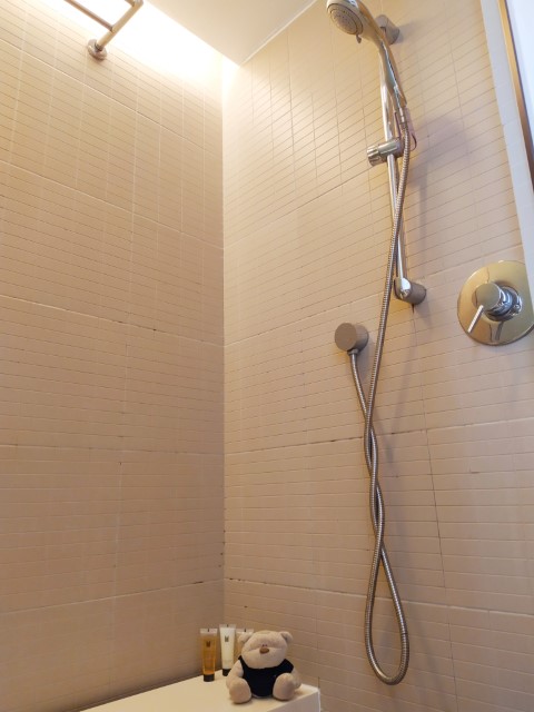 Studio M Hotel Review Shower Facility of Premier Loft Room