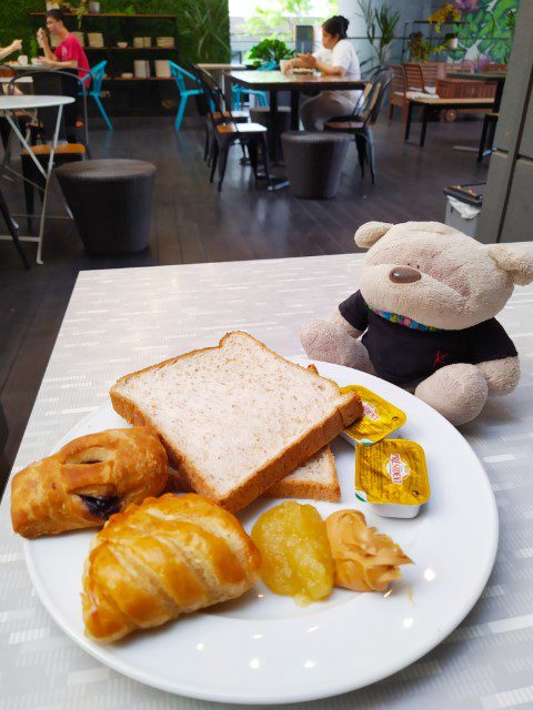 Studio M Hotel Breakfast Breads and Pastries