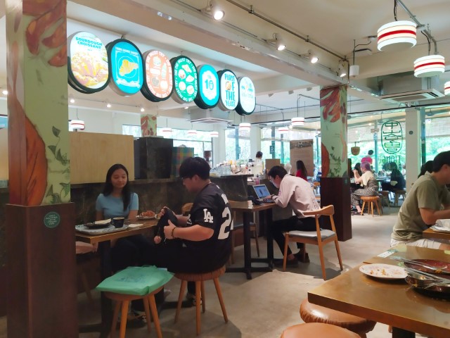Ambience Inside Tiong Bahru Bakery Fort Canning Park