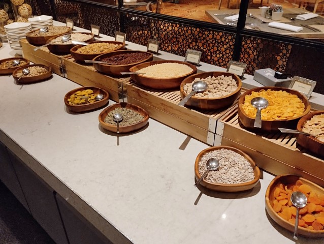 Mandarin Oriental Singapore Breakfast Buffet at Melt Cafe - Cereals and Dried Fruits