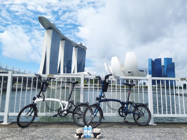 Bikecation foldable bikes from Marina Oriental Singapore