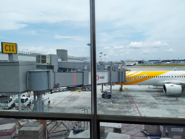 Scoot departure from Singapore to Bangkok from Terminal 1