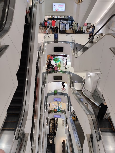 Inside Platinum Mall Bangkok