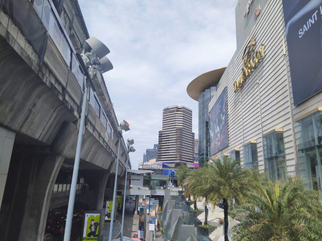 Arriving at Siam Paragon