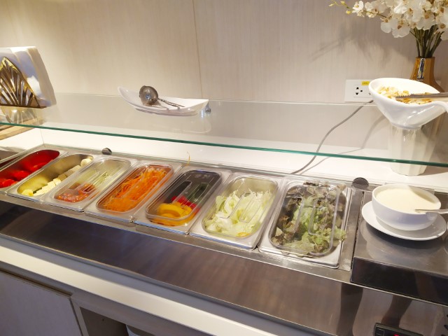 Miracle Lounge Bangkok Airport Review - Fruits and Salad