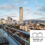 Views from roof top of Armenian Street Heritage Hotel Penang