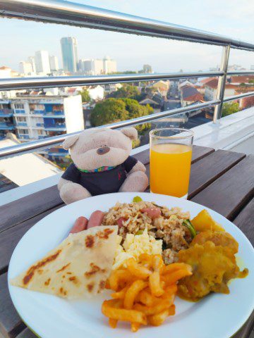 What we had for breakfast at Armenian Street Heritage Hotel Penang