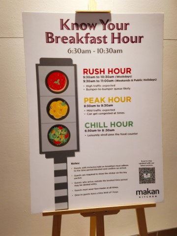 Breakfast Hour Timings at DoubleTree Hilton Penang