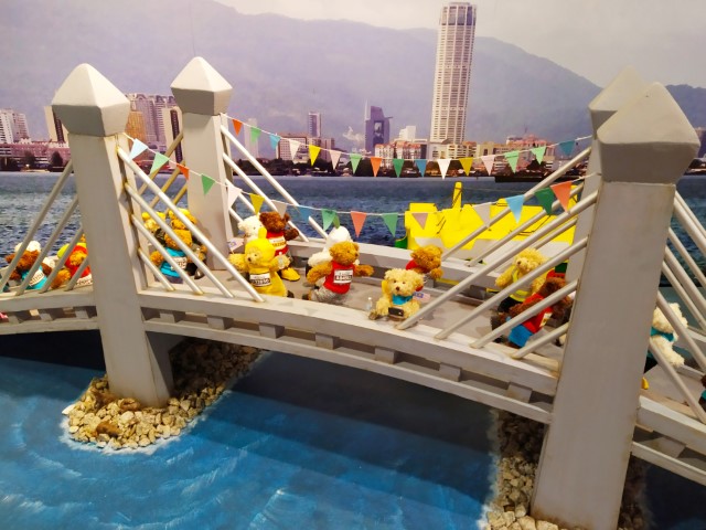 Penang Bridge International Marathon diorama at TeddyVille Museum Batu Ferringhi