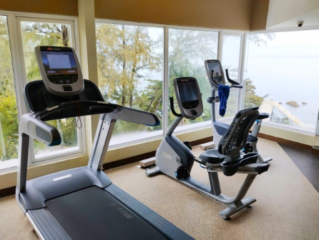 Gym Treadmills at DoubleTree Resort Hilton Penang